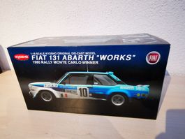 Kyosho 1/18 Fiat 131 Abarth Works`80 winner Monte Carlo